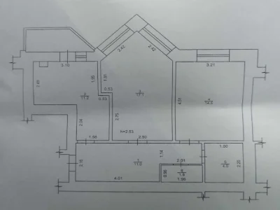 Продаж 2 кім квартири 63 м2 Розділ. кім Індив. опал Новобуд