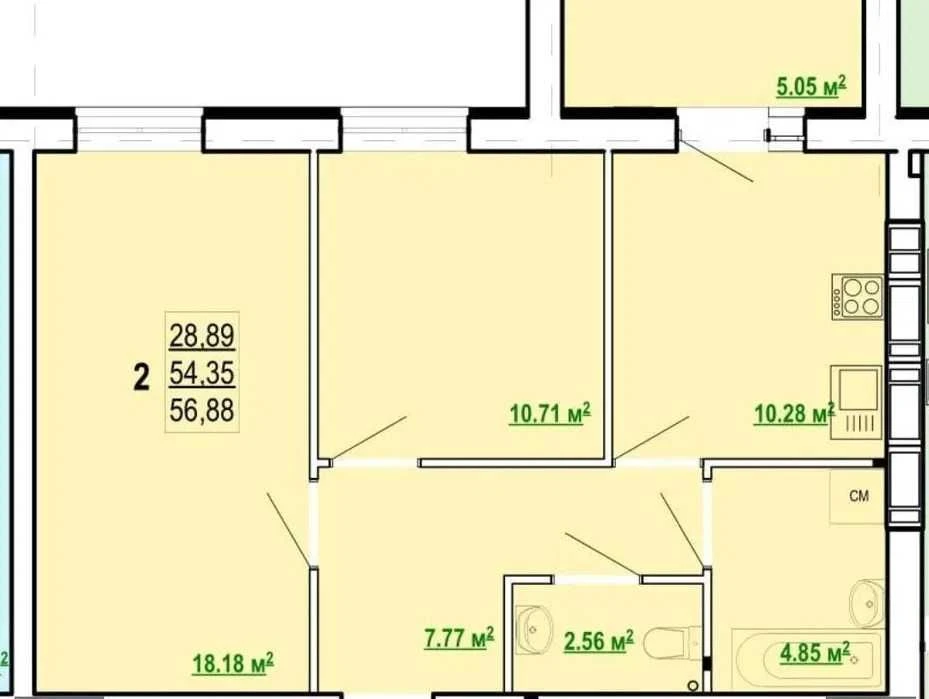 Продам 2комн.квартиру проспект Победы,метро. Алексеевка. Люд