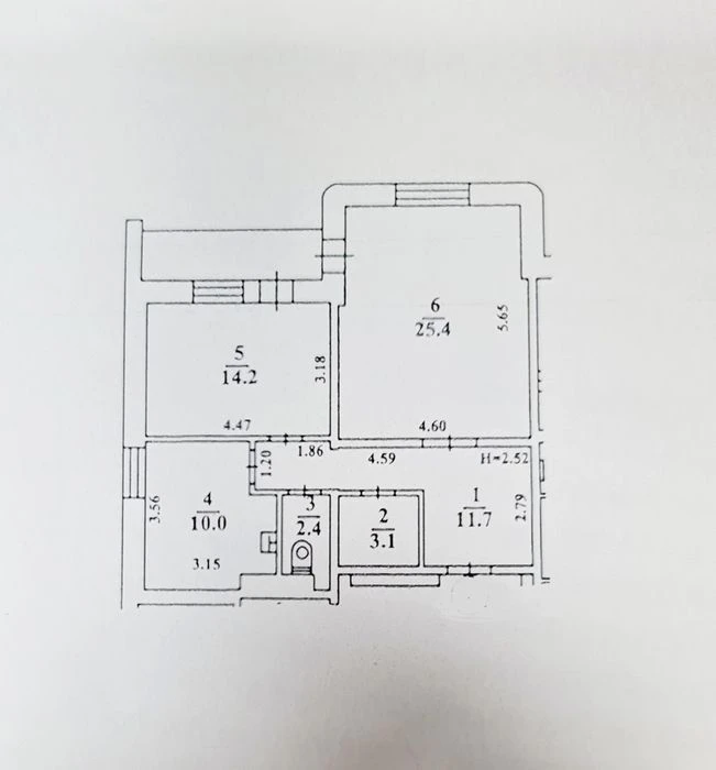 Продаж 2 кім. 70 кв.м. Троєщина