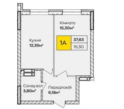 Квартира в розстрочку на 30 місяців - по 22тис. грн. Дешевше