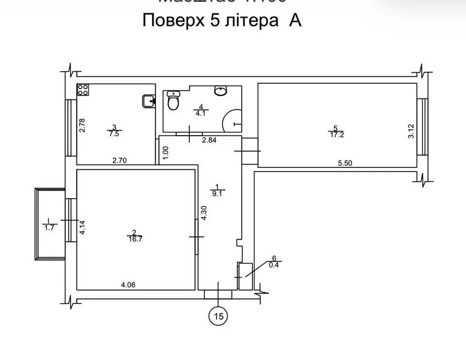 Квартира. Київ, Волоська вул.