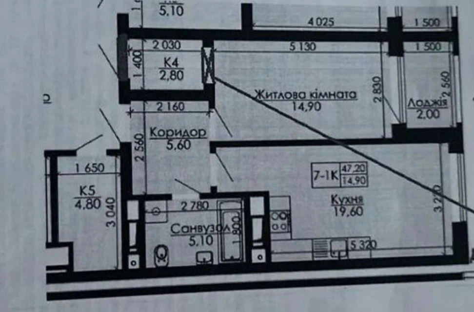 Продаж 1-к, ЖК Auroom Air , Топольна ,47/20/27м2 ,79999$ ТОР