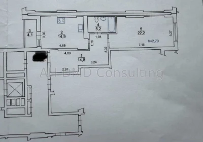 Продаж 1-кімнатної квартири в ЖК «Багговутівський», вул. Заг