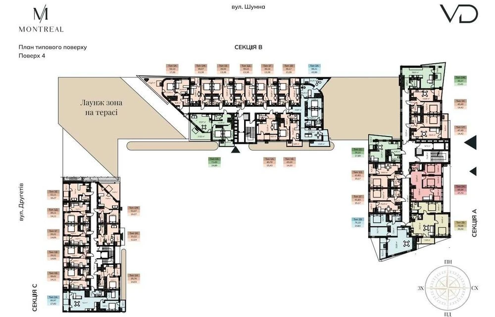 Продається 2-кімнатна квартира, ЖК Montreal Код: 32505