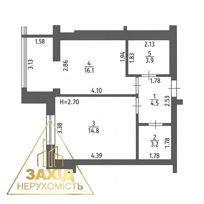 Однокімнатна з ремонтом в ЖК преміум класу «Kyiv Sky», Центр