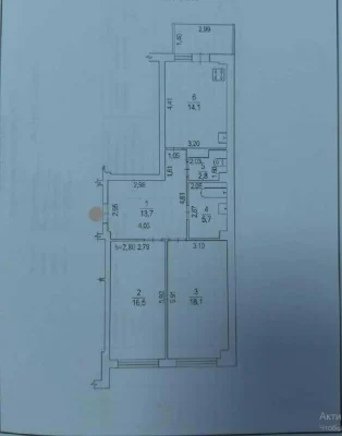 2к.квартира, ЖК Європейський квартал, 75м2