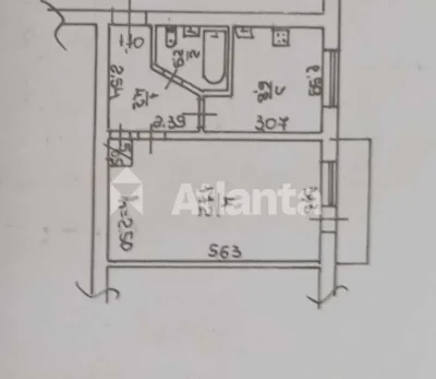 1-кімнатна квартира 32 м² в м. Одеса. Селище Котовського