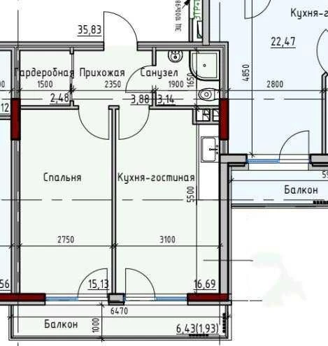 Продажа квартиры в ЖК Пространство на Дачной
