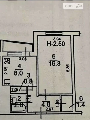 For sale 1-room apartment 34 sq. m on Svobody Ave. 30 • ID 346534