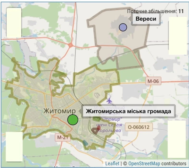 Земельна ділянка 18с. під власний Будинок Житомир/Вереси