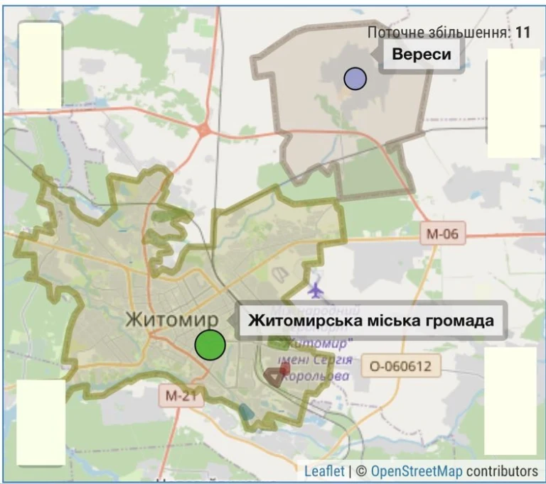 Земельна ділянка 18с. під власний Будинок Житомир/Вереси