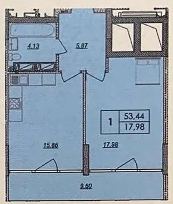 Продам квартиру ВЛАСНИК 2к 53.44м2 ЖК Olympic Park м. Київ к