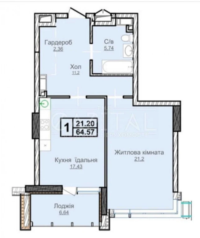 Продаж / Квартира /64 м2 / ЖК Новопечерські Липки / Печерськ