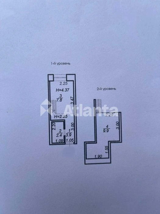 1-кімнатна квартира 24 м² у Одесса