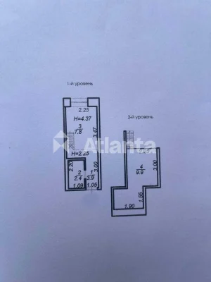 1-кімнатна квартира 24 м² у Одесса
