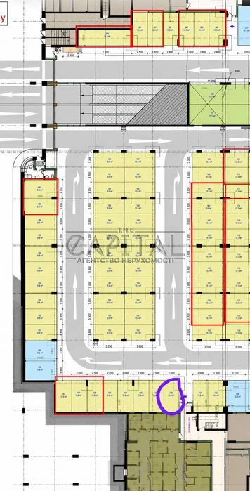 Продаж паркомісця 14 м² у ЖК Tetris Hall — Печерськ, заїзд з
