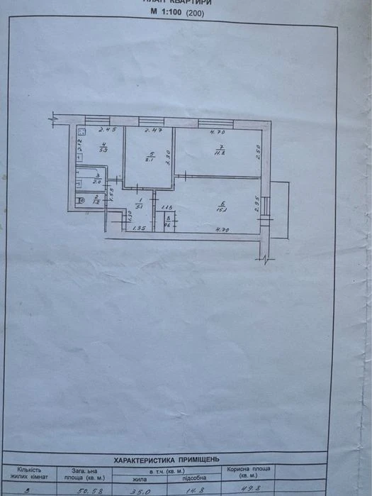 Продам 3х кімн кв Киівська