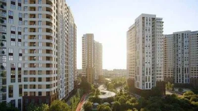 Продам 1-кімн. квартиру 43 м² з видом на іподром у ЖК 61 Жем