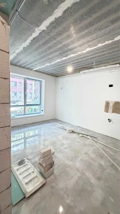 1-кімнатна квартира, газ, новобудова,  з виконаними чистовим