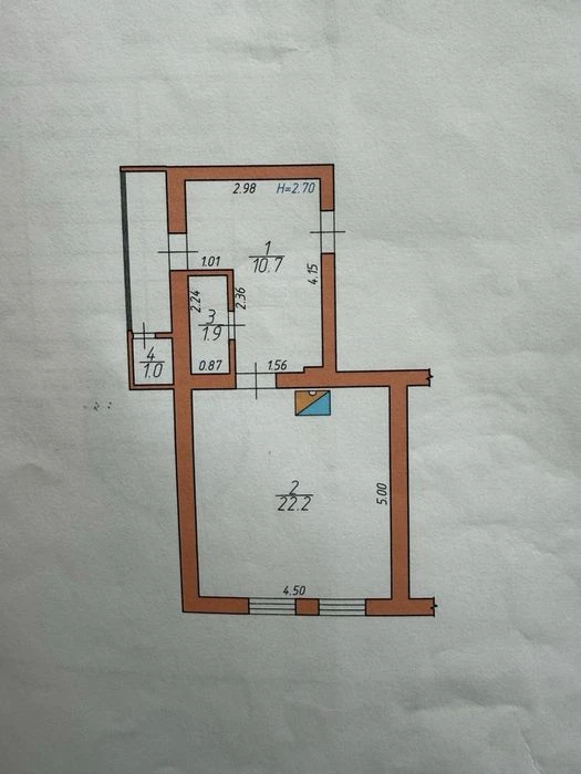 Продаж 1 кімнатної ПОРУЧ З ЦЕНТРОМ, РУСЬКА (р-н МОСТА), ХОРО