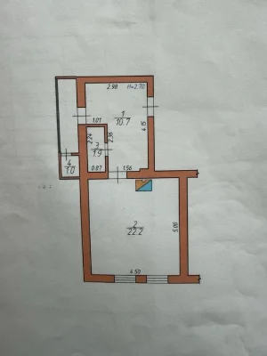 Продаж 1 кімнатної ПОРУЧ З ЦЕНТРОМ, РУСЬКА (р-н МОСТА), ХОРО