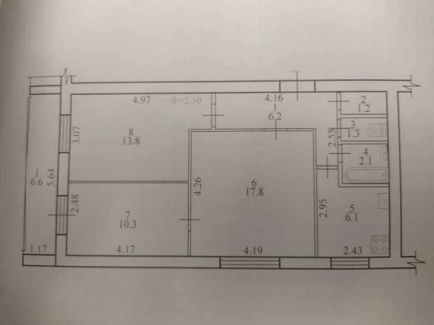 Продам трикімнатну квартиру ,  вул. Кубанській України (Марш