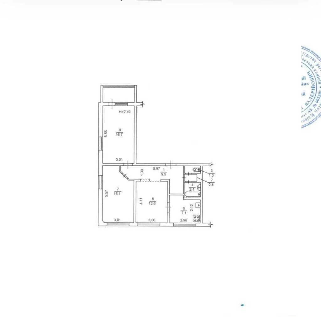 Продаж 3-кімнатної квартири 69 м², Академіка Булаховського в