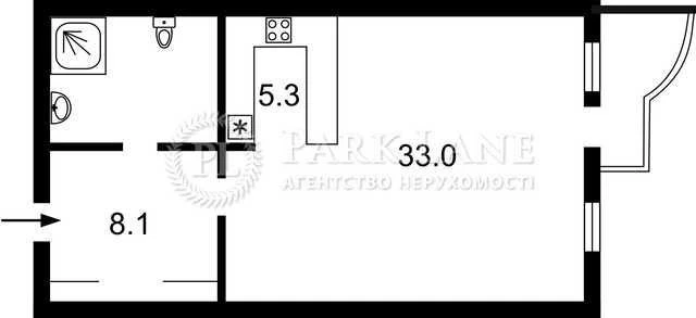 For sale 1-room apartment in the center of the residential complex Elegant Zhylyanska University of Ge