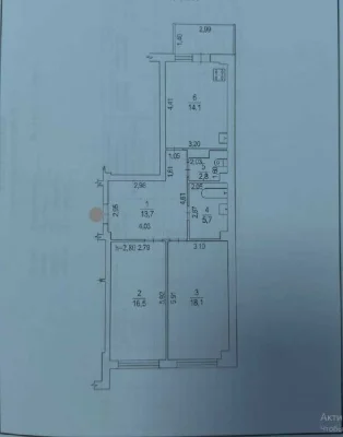 2к квартира 75м2, НОВОБУДОВА, ОКРЕМІ КІМНАТИ, ЖК Європейськи