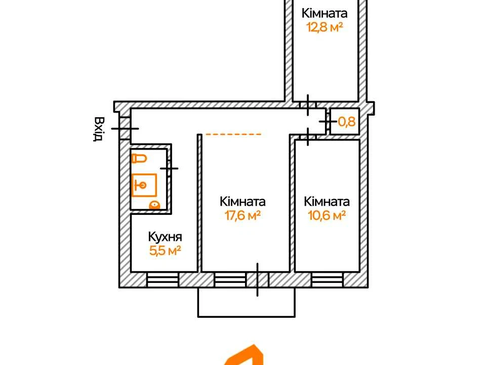 Квартира. Київ, Вишгородська вул.
