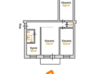 Квартира. Київ, Вишгородська вул.