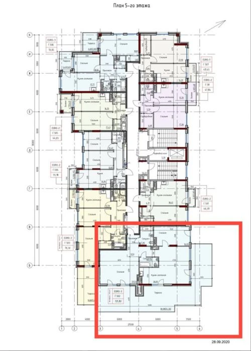 Продажа 0%комиссии 3х-комнатная квартира с террасой.12 ст.Б.
