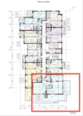 Продажа 0%комиссии 3х-комнатная квартира с террасой.12 ст.Б.