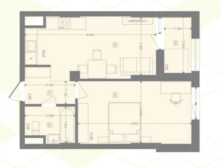 Продаж 1-кімнатної квартири у ЖК Lake View, вулиця Володимир