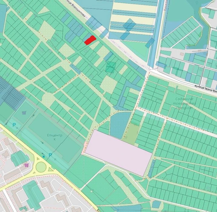 Земельна ділянка 10 сот. за Епіцентром (фасад на другу окруж