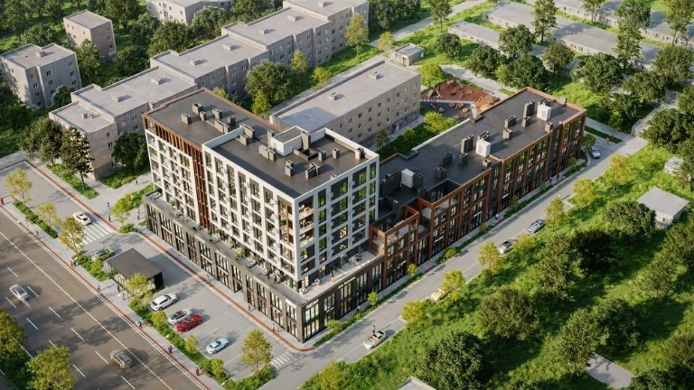 1-кім. квартира 39.1 м² з лоджією | ЖК SVOЇ PLUS