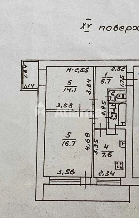 2 кімнатна квартира, 52м2, Центр/Новосельского, газ!
