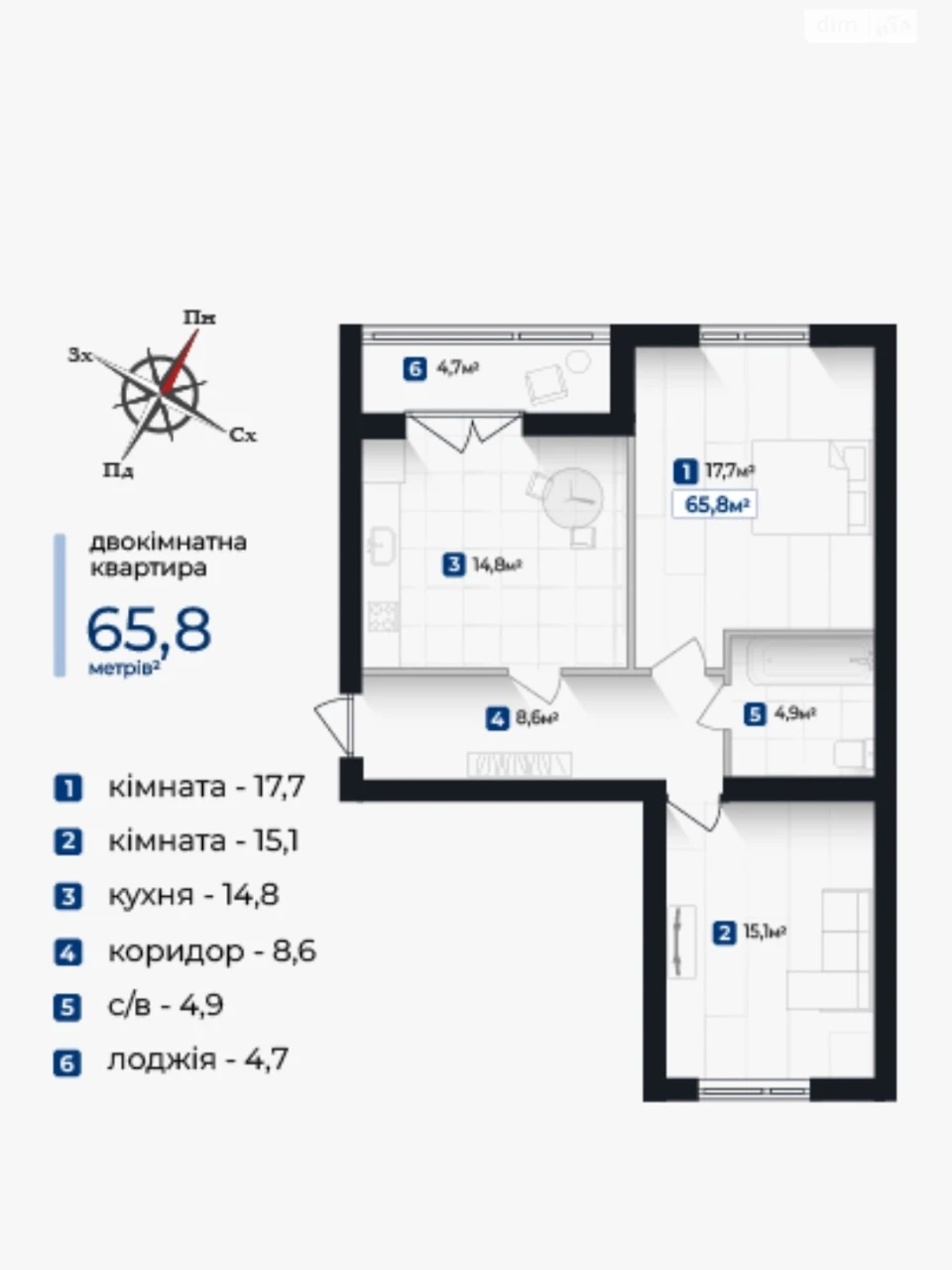 Продаж Квартира Городок