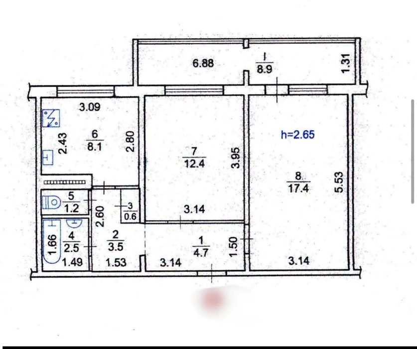 2х к.кв. метро "Теремки" 2хв.Голосіївськи р-н продаж
