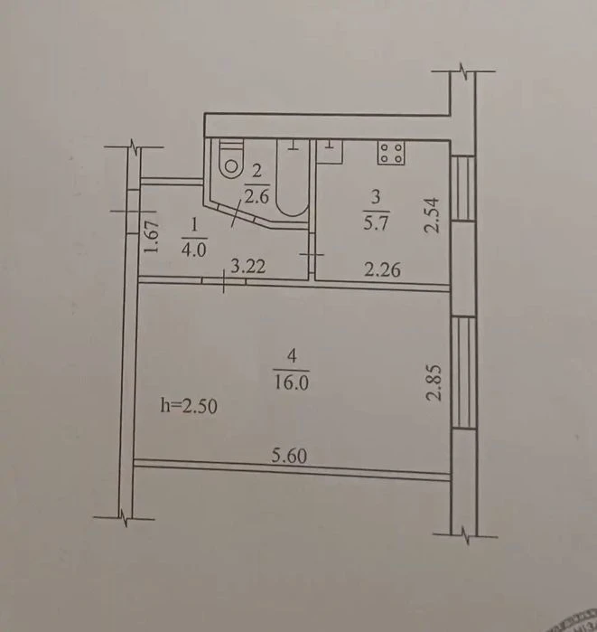 Продам 1к квартиру Александра Поля пр. 127