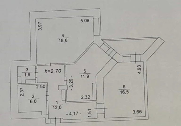 2-room apartment for sale at Kharchenko 47b! Generator!
