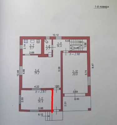 Продаж! 1,5 поверх.цегл. будинок, зданий в експлуатацію. Луц