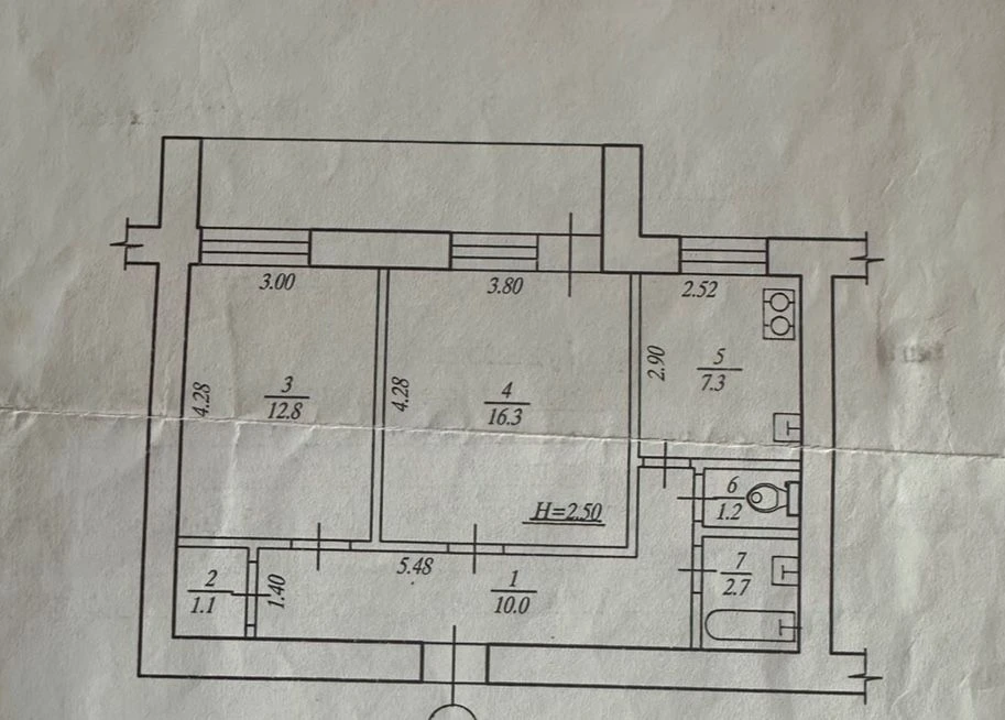 Продам 2-комнатную квартиру, ул. Морозова