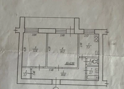 Продам 2-комнатную квартиру, ул. Морозова