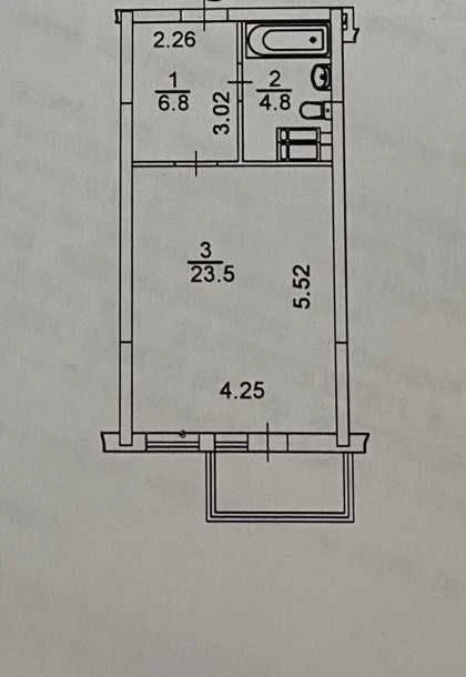 Позняки, О.Пчілки 3в, ЖК Традиція, продаж квартири студії, ч