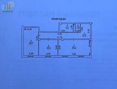 Продам 2-комн 9 ст. Большого Фонтана! Клубный дом у моря! АО