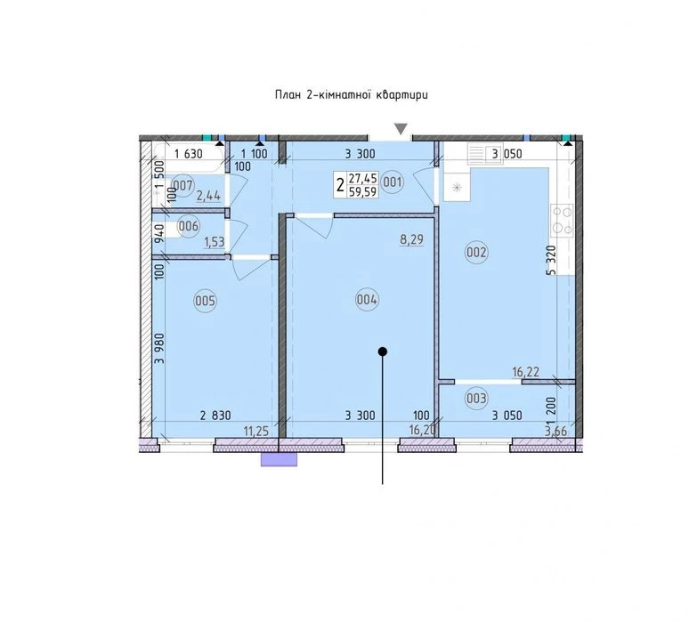 БЕЗ КОМІСІЇ | Продаж 2-кімнатної квартири | 60 м² | ЖК «Нова