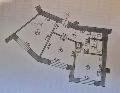 Продаж 2-кімнатної квартири, 2 поверх