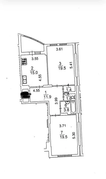 ЖК Васильківський 75 м² | 2 окремі кімнати | 2 хв до метро В