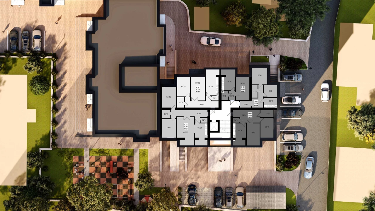 Центр міста! 1-кімнатна квартира 46,5 м² з балконом! Від заб